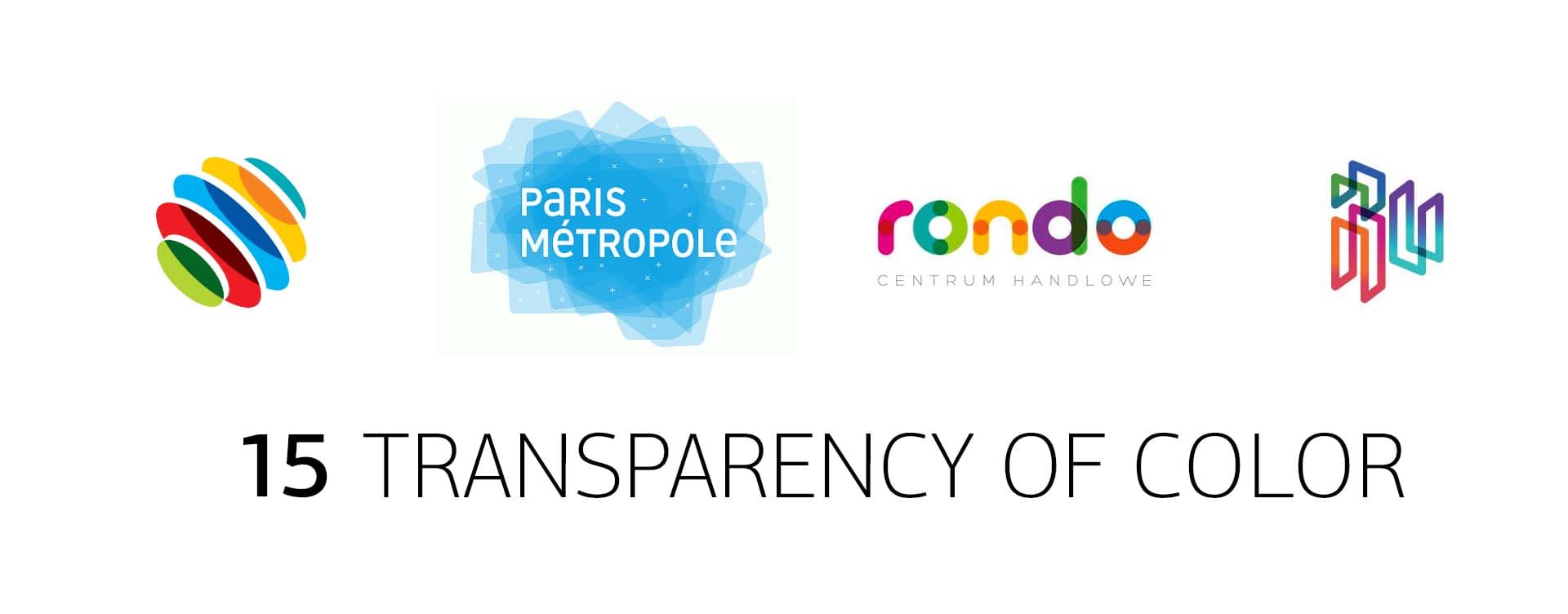 прозрачность стиль логотипа, Transparency logo style