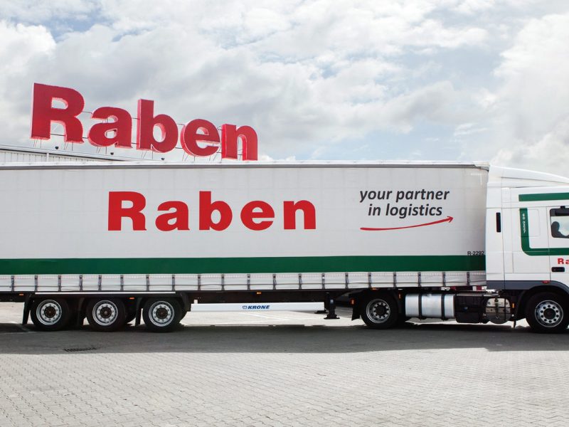 Дизайн of a logistics company «Raben»